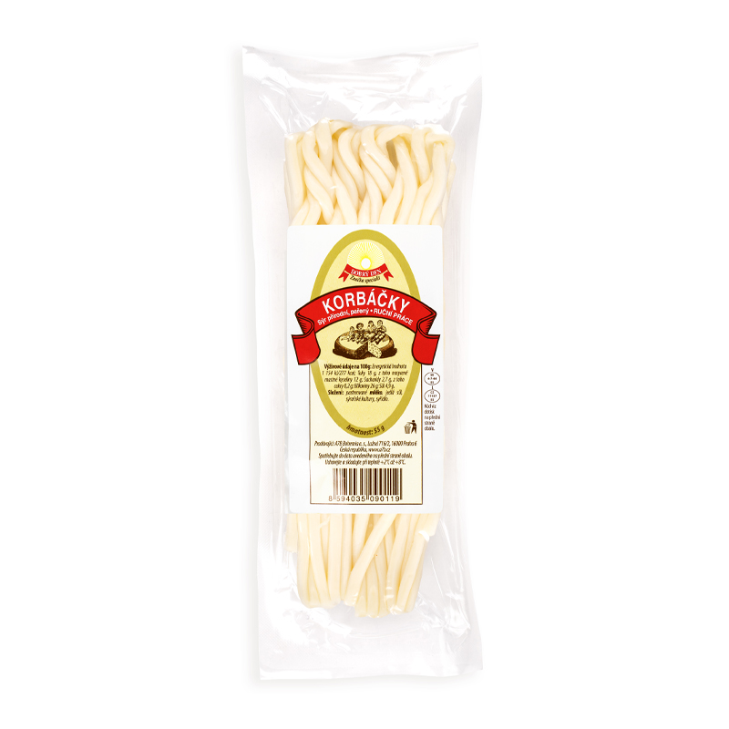 obrázek Korbáčky sýr přírodní  55&nbsp;g