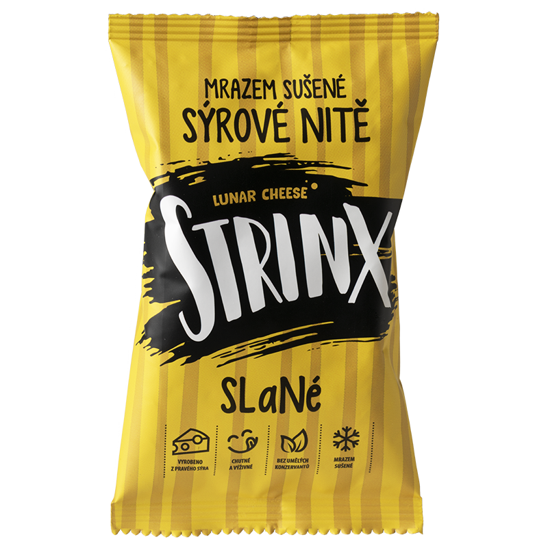 obrázek STRINX - mrazem sušené sýrové nítě přírodní  25&nbsp;g